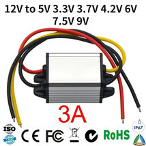 DC converter 12V to 5V 3.3V 3.7V 4.2V 6V 15W power supply Voltage Buck S... - $188.34 MXN
