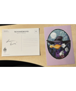 Disney Parks Darkwing Duck SIGNED by Chris Uminga Postcard + PHOTOS - $940.26 MXN