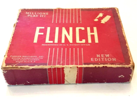 Flinch Card Game 1938 Parker Brothers COMPLETE DECK 150 Cards Instructio... - $9.84