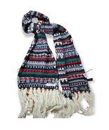 H&amp;M Colorful Striped Fringed Scarf Winter Blog  LOGG Favorite Sold Out S... - $31.92 CAD