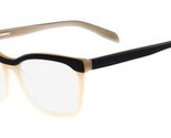 NEW Karl Lagerfeld KL888 046 Black &amp; Cream Eyeglasses 53mm with KL Case - $69.25