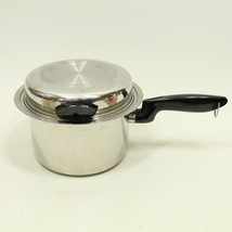 Permanent 8 Inch Double Boiler High Thermal 18-8 Stainless Steel Pan Vtg - $48.99