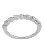 1/3CT TW Diamond Wedding band Ring in Sterling Silver - $64.99