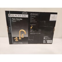 New Open Box Glacier Bay Dorind 8&quot; Widespread 2-Handle Bathroom Faucet Gold - $1,285.93 MXN