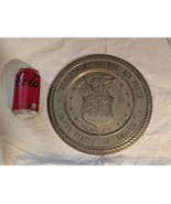 Département de La Air Force États-unis Laiton Grand Joint Mural Suspensi... - $5,691.98 MXN