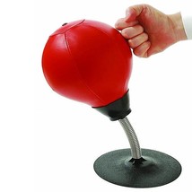 Desktop Punching Bag Stress Buster Ball Stress Relief Toys With Pump For... - £24.33 GBP