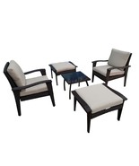 Rattan Wicker Patio Lounge Chairs - 5-Level Adjustable Outdoor Chaise - $10,712.59 MXN