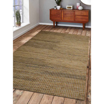 Glitzy Rugs 5 x 8 ft. Hand Woven Solid Rectangle Jute Eco-friendly Area ... - $4,229.40 MXN