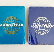 1970-80s Goodyear SEALED New Poker Playing Cards 2 Decks w/Case Gemaco VTG C95 - £32.16 GBP