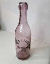 Purple Blob Top Bottle AA Drake Netcong NJ Naturally aged color VG+ - £59.27 GBP