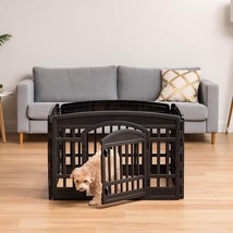 Keep Pets Secure, Easy Assemble, Fold It Down, Easy Storing, Customizable, Black - £62.79 GBP
