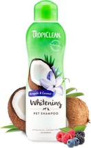 TropiClean Awapuhi Coconut Whitening Dog Shampoo For White Coats And All Coat | - £18.10 GBP