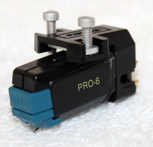 Shure PRO-6  Phono Cartridge w/ Blue Stylus ~ Cartridge Tests Good ~ Parts - £99.68 GBP