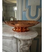 French vintage copper bowl L. Lecellier Villedieu, handcrafted, large, a... - $2,829.08 MXN