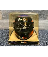 Denny Hamlin Autographed NASCAR Fedex Express Mini Helmet in Original Box - €85,35 EUR