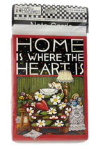 Mary Engelbreit Blank Note Cards Home Is Where The Heart Is 8 Cards Envelope - $14.45