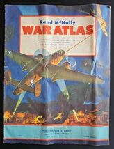 Vintage Original WWII Rand McNally War Atlas Compliments Of Citizens Sta... - $42.59 CAD