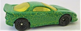 Hot Wheels Diecast Camero Green Crackle Paint Yellow Int 1993 - £3.35 GBP