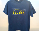 Supersuckers EVL 666 T Shirt Alt Rock Band 1999 Black Size L - $19.75