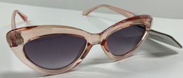 CaliBlue Translucent Pink Cat Eye Sunglasses 100% UVA-UVB - £6.23 GBP