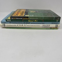 Lot of  5 Golfing Books Mixed Lot Golf Techniques Tom Watson Rules Golf - £10.17 GBP