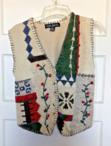 Vintage Work in Progress by Gladys Bagley Women&#39;s Sweater Vest Size L (1... - €20,71 EUR