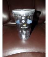 KEURIG INSULATED ICED BEVERAGE TUMBLER BREW RIGHT INTO EUC - £13.20 GBP