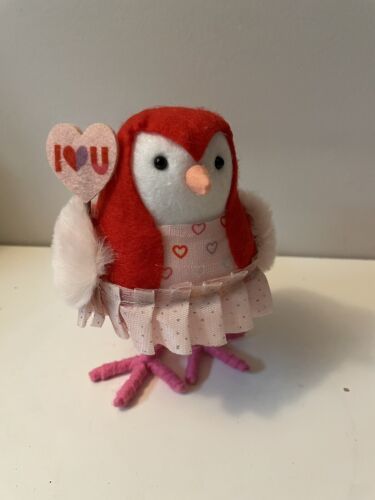 Target Spritz Featherly Friends 2022 Valentine Bird Carmine I Love You Retired - $12.95
