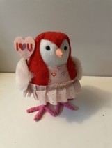 Target Spritz Featherly Friends 2022 Valentine Bird Carmine I Love You R... - £10.31 GBP