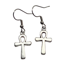 Boucles d&#39;oreilles Ankh Bijoux Croix de Vie Egyptienne Symbole de Vie... - £2.58 GBP