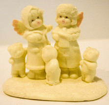 Little Miracles  Angels Singing with Bears - Porcelain Russ Berrie # 35759 - £12.87 GBP