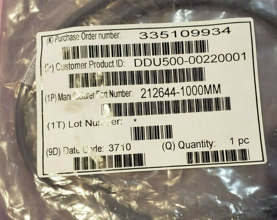 212644-1000MM CUSTOMER PRODUCT ID: DDU500-00220001 CORD CABLE - $15.47