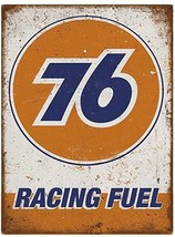 Union 76 Racing Fuel Vintage Novelty Metal Sign 5.5&quot; x 8&quot; Wall Art - $6.89