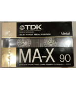 TDK MA-X 90 Minute Blank Cassette Tape IEC IV / TYPE IV Metal Position S... - $77.71 CAD