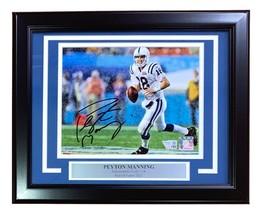 Peyton Manning Signed Framed 8x10 Indianapolis Colts Photo Fanatics - £286.88 GBP