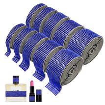 8 Rolls Rhinestone Ribbons Self Adhesive Diamond Bling 8 Yards DIY Crafts - $237.58 MXN