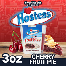 Candle - Cherry Fruit Pies Scented Candle 3oz - Hostess Cherry Fruit 3 Oz Candle - £7.95 GBP