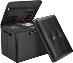 Docsafe Storage Ottoman With Lock,Fireproof Folding Ottoman Foot Rest, B... - $822.25 MXN