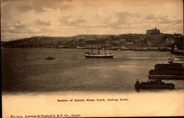 Seattle Washington~Section Of Waterfront Looking North~~1906 UDB POSTCARD BK60 - £6.23 GBP
