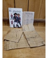 Simplicity 1987 Children&#39;s Cowboy / CowGirl Costume 8259 Sz 4 Pants Shir... - $18.57