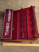 Vintage Ladies Timex Electric “Never Needs Winding  “ Watch Store Display Case - £70.60 GBP