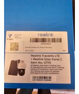 Reolink TrackMix LTE w/ Solar Panel 4K 8MP 4G Battery Security Camera - $173.25