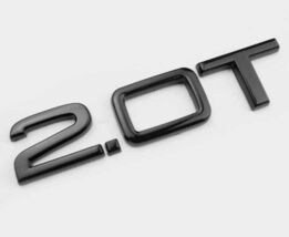 All Black Rear Trunk Emblem 2.0T - $24.99