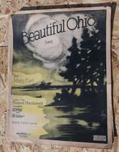 21II10 Vintage Sheet Music: Beautiful Ohio By Ballard Macdonald, Sh API Ro, Bernst - £22.01 GBP