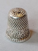 Sterling Silver Thimble Daises / One Eyed Susan Vintage Size 8 - £28.77 GBP