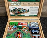 MELISSA &amp; DOUG Take-Along Railroad Complete Tabletop 17 Piece Set! - £12.36 GBP