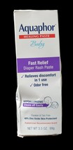Aquaphor Baby Fast Relief Diaper Rash Paste Hypoallergenic Paraben-Free ... - $9.50