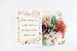Personalized Floral Mother&#39;s Day Card, Birthday Card - £7.23 GBP