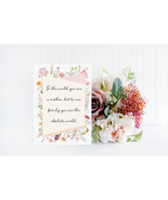 Personalized Floral Mother&#39;s Day Card, Birthday Card - £7.17 GBP
