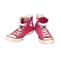 Converse All Star Hi Top Magenta Berry Canvas Shoes Woman’s Size 11.5 Me... - $28.66